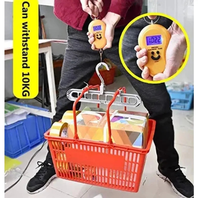 9-Hole Clothes Hanger Organizer Multi-Function Folding Space Saving Magic Hangers Scarf And Clothes Storage Rack for Home
