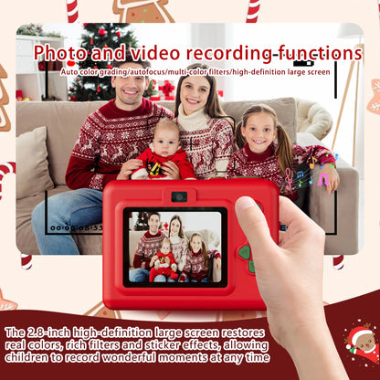 Digital Children Camera Photography Instant Print Photo Kids Video Recorder Mini Thermal Printer 1080P HD Video Christmas Gifts