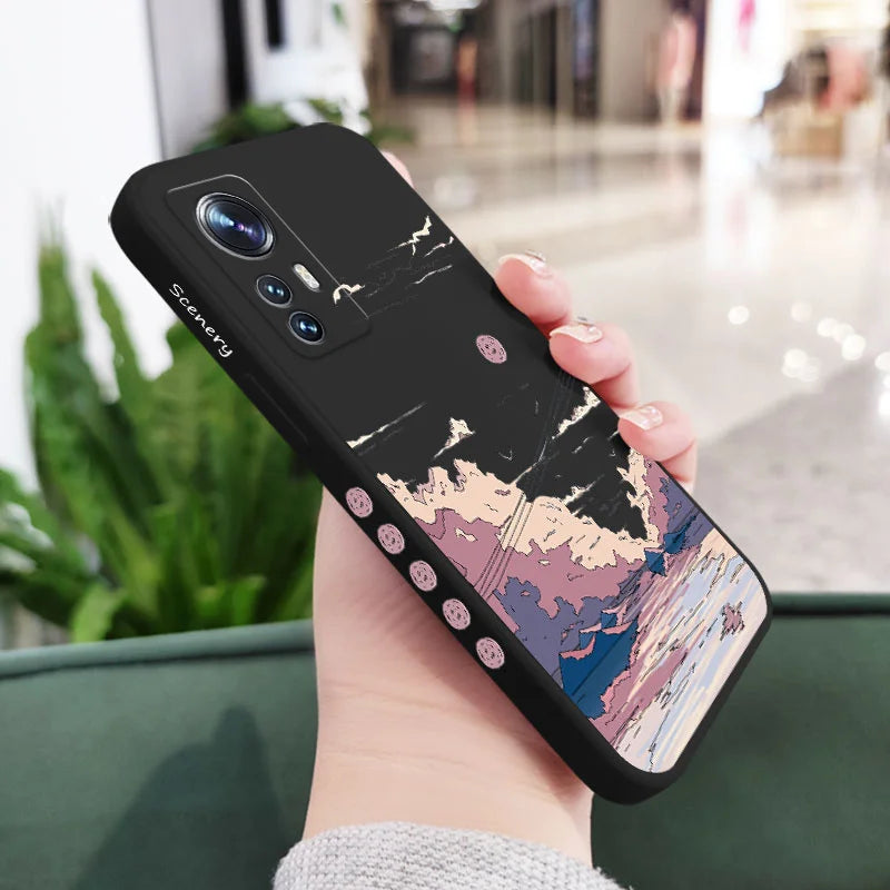 Anime Scenery Phone Case For Xiaomi Mi 14 13 13T 12S 12 11 Ultra 10 12T 11T 10T  Pro Lite Poco F5 F4 X4 M4 F3 X3 Pro 4G 5G GT