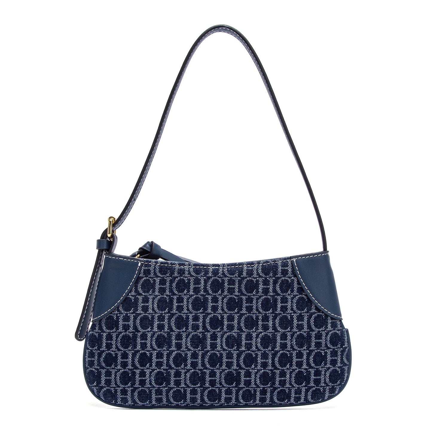 CHCH Women's Handbag 2025 Summer Cowboy Splicing Design Phone Bag Simple Commuter Underarm Bag Wallet