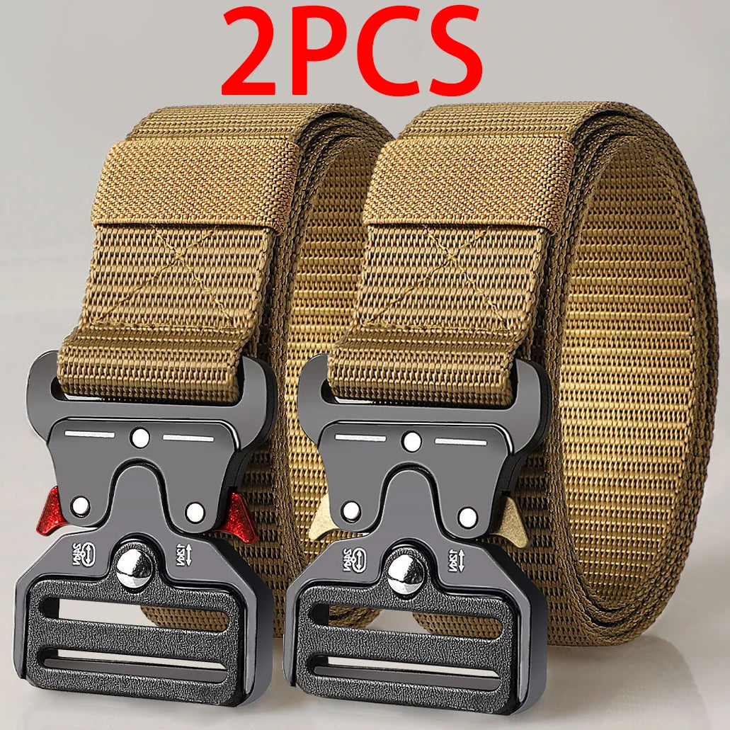 Versatile Men's Tactical Belts - Durable, Adjustable Design-For Outdoor Sports Enthusiasts，Pair with Pants Jeans，For Men Women ﻿
