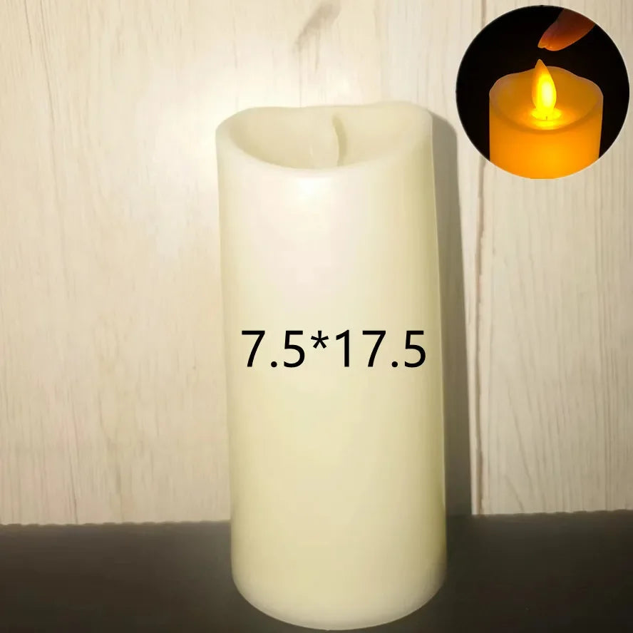 Flameless Flickering LED Candles Light Flameless Candles Battery Powered Candles for Wedding Decor Birthday Party Supplies