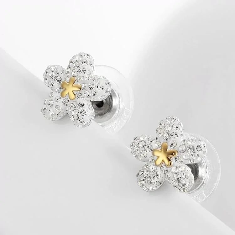 2026 New Trend Fine Jewelry Set Original Charm Luxury Lucky Grass Crystal Fashion Necklace Ring Earrings Romantic Gift for Women
