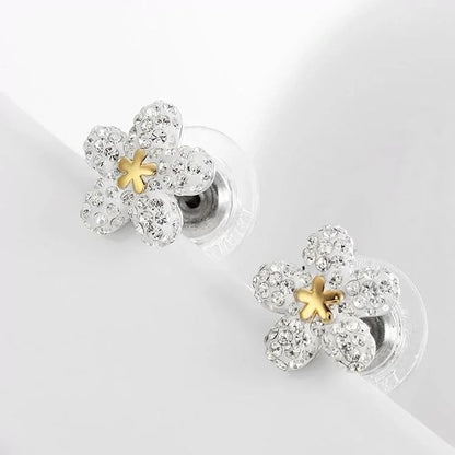 2026 New Trend Fine Jewelry Set Original Charm Luxury Lucky Grass Crystal Fashion Necklace Ring Earrings Romantic Gift for Women