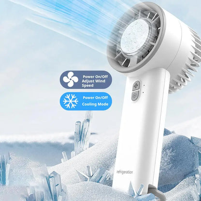 Portable High Speed Cooling Handheld Fan 18650 high-performance battery High Airflow with Outdoor Portable Fan