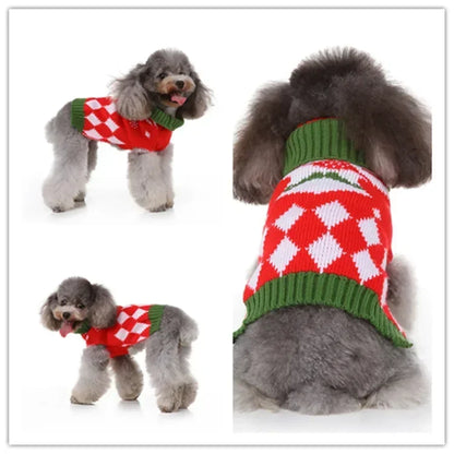 Dog Sweater, Pet Hoodie, Skull Coat, Pet Clothing, Elk Christmas Puppy Dog Clothes, Autumn Pet Clothes