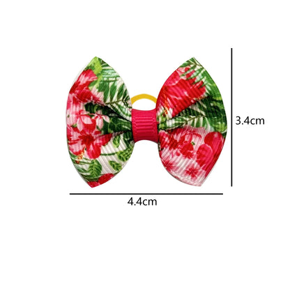 50/100pcs Summer Dog Hair Bows Pet Dog Hair Accessories Rubber Band Dog Accessories Pet Supplies Small Dog Bows Dogs Hair Bows