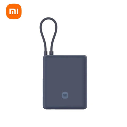 Xiaomi 10000mAh 33W Two-Way Fast Charging Portable External Battery Power Bank with Built-in USB-C Cable Compatible with iPhone