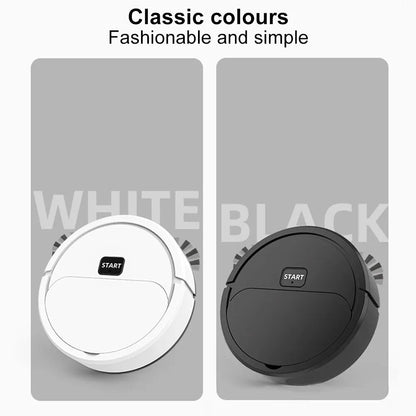 Robot aspirateur balai entièrement automatique, lave-sol, mini nettoyeur pour la maison, Lazybones, balai intelligent 3 en 1