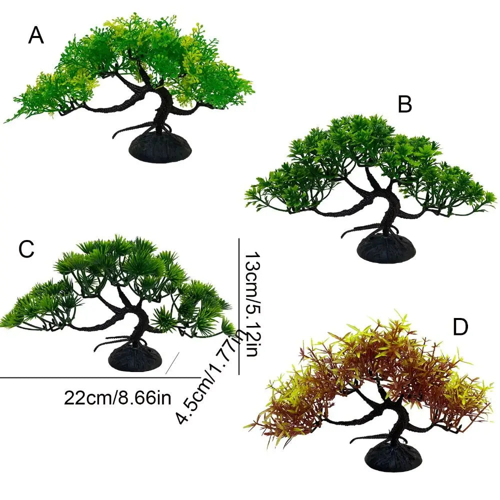 Plastic Artificial Pine Tree Underwater Plant Water Grass Simulated Plant Fish Tank Landscaping