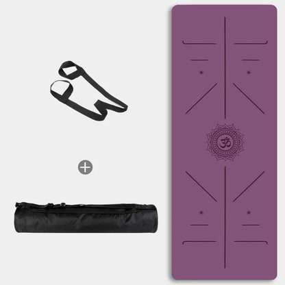 Yoga Mat Non Slip Eco Friendly Fitness Exercise Mat with Carrying Strap Pro Yoga Mats for Women Workout Mats for Home Pilates