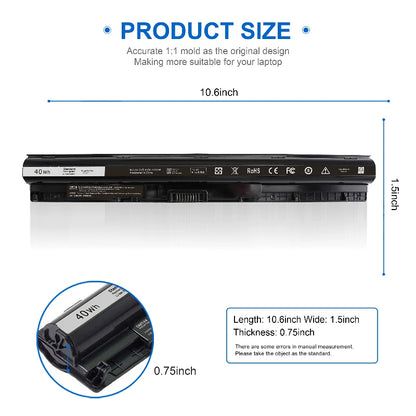 40WH M5Y1K 14.8V Battery for Dell Inspiron 14 15 17 5000 3000 Series 5559 3451 3558 3567 5755 5756 5458 GXVJ3 453-BBBQ HD4J0
