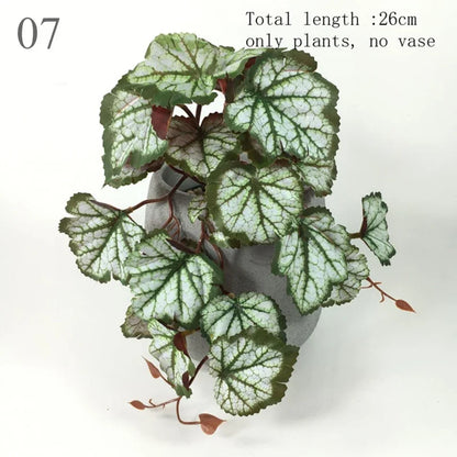 Artificial Terrarium Plants Vine Wall Hanging Flower Rattan Simulation Plastic Leaf Rattan Green Grass Home Balcony Garden Decor