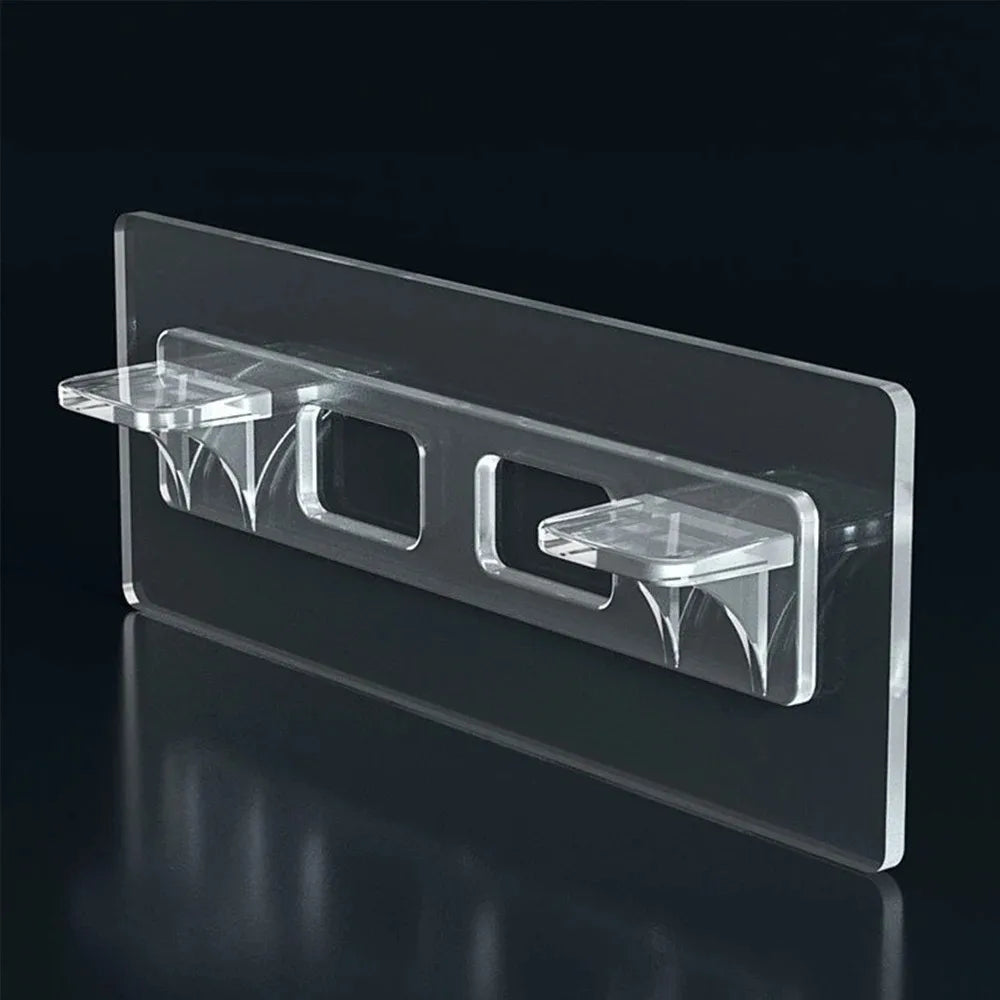6/12pcs Wardrobe Divider Brackets Non-Marking Sticky Kitchen Cabinet Divider Brackets Anti-Side Slip Layer Support Brackets