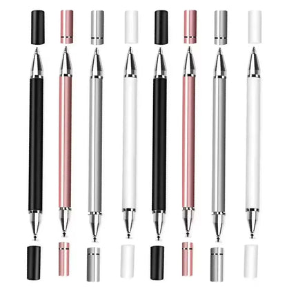 2 In 1 Stylus Pen For Smartphone Tablet Drawing Capacitive Pencil Universal Android Mobile Phone Screen Touch Pen For iPad mini