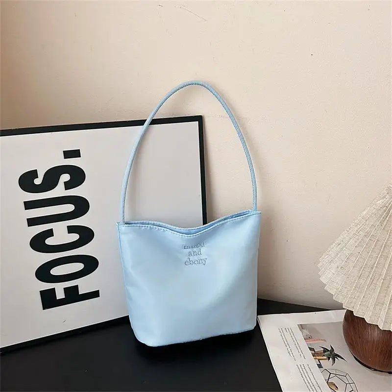 NEW Women's High Capacity Handbag Underarm Handbag Shoulder Bag Waterproof Embroidered Letters Underarm Bag Tote Bags