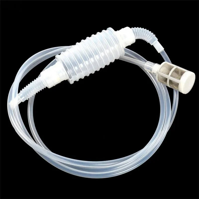 Manual homebrew beer filtering system kit 2M liquid Siphon Food Grade Alcohol Distiller Syphon Tube Fish tank water filter tool