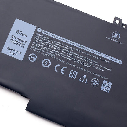 SOMI  F3YGT for Dell Battery Latitude 7480 12 13 7000 7280 7290 E7280 E7290 E7380 E7390 7000 7380 7390 7480 7490 2X39G   4.9   3
