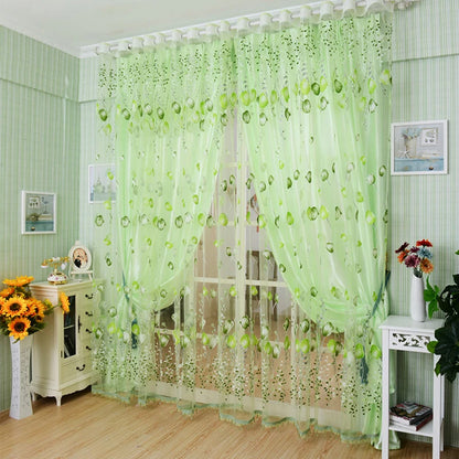 Tulle Curtains Modern Simplicity Living Room Sheer Window Curtains Children's Bedroom Kitchen Soft Comfortable Fabric