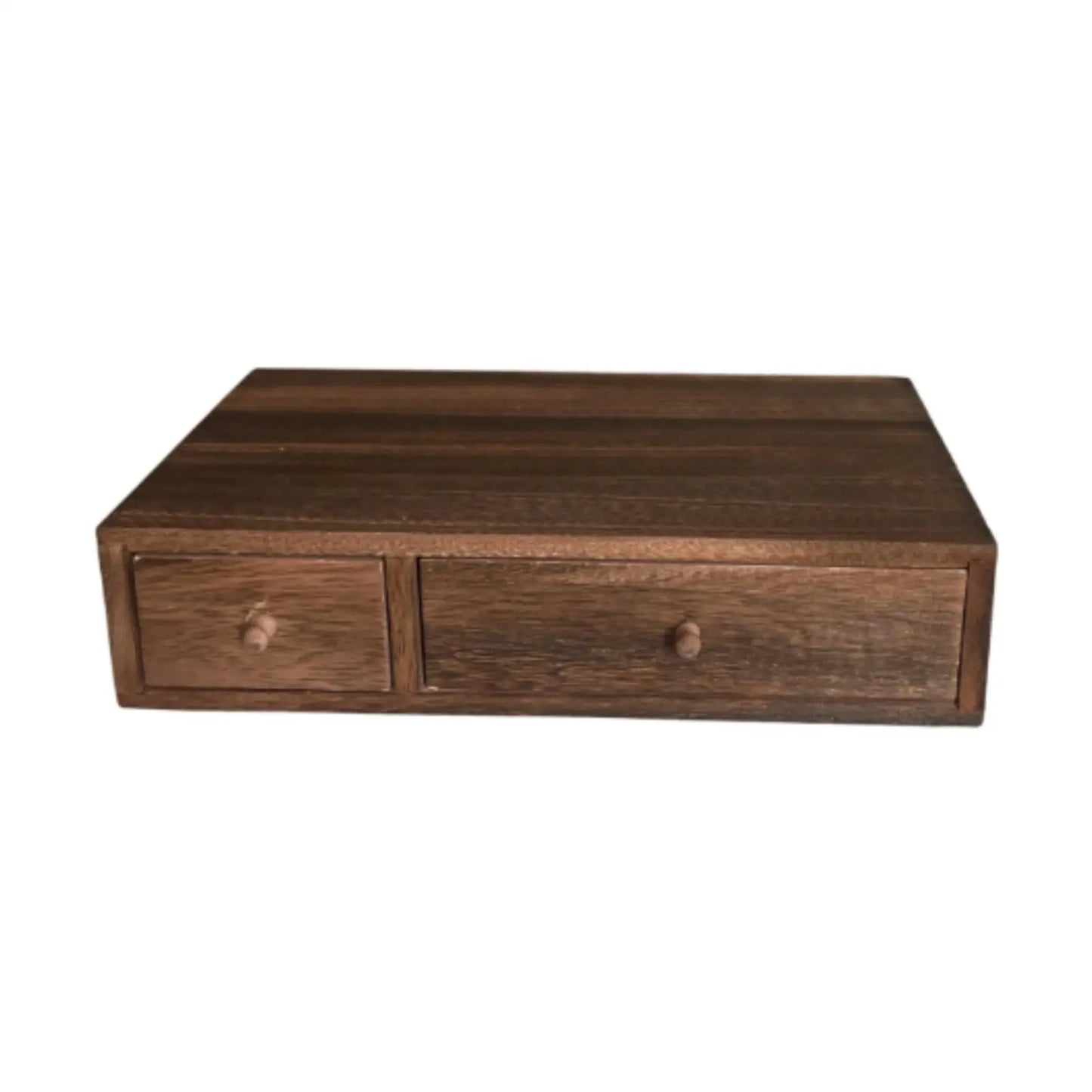 Wood Desktop Organizer Office Supplies Organizer with Drawer Versatile Cosmetic