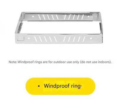 Portable Outdoor Gas Stove, Suitable for Camping, Barbecuing, Hiking, Backyard Cooking, and Home Use Windproof Ring Not Included