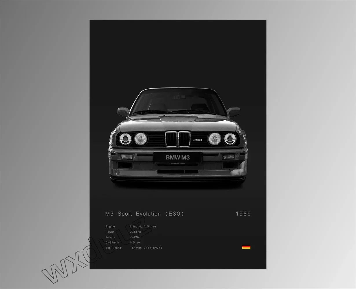 Modern Design Home Decoration Classic Popular Car Brand Motorsport Supercar Canvas Painting Wall Art Aesthetic Room Decor Poster