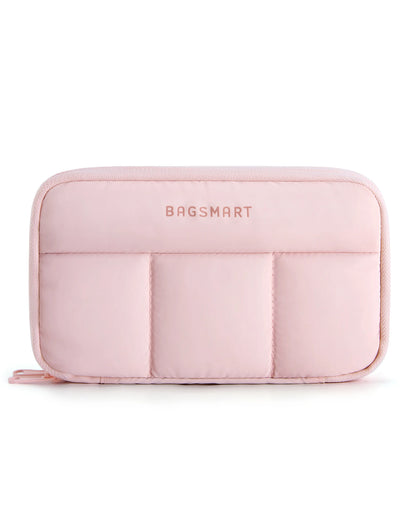 BAGSMART Electronics Organizer Portable Cable Storage Bag for Chargers Cables Phones Travel Digital Earphone Holder Case