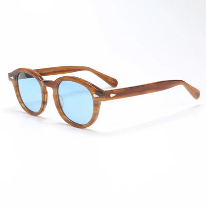 Lemtosh Sunglasses Man Johnny Depp Polarized Sun Glasses Woman Luxury Brand Vintage Acetate Frame Driver's Shade