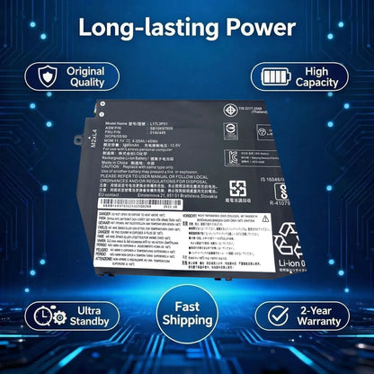 Original L17M3P51 Laptop Battery For Lenovo ThinkPad E14 E15 E480 E485 E495 E580 E585 E490 E590 E595 01AV445 L17M3P52 SB10K79606