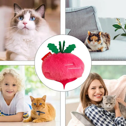 Plush Catnip Toy Catnip Toys Cucumber Stuffed Chew Toys Soft Pet Supplies Interactive Crinkle Cat Toys For Kitten & Indoor Cats