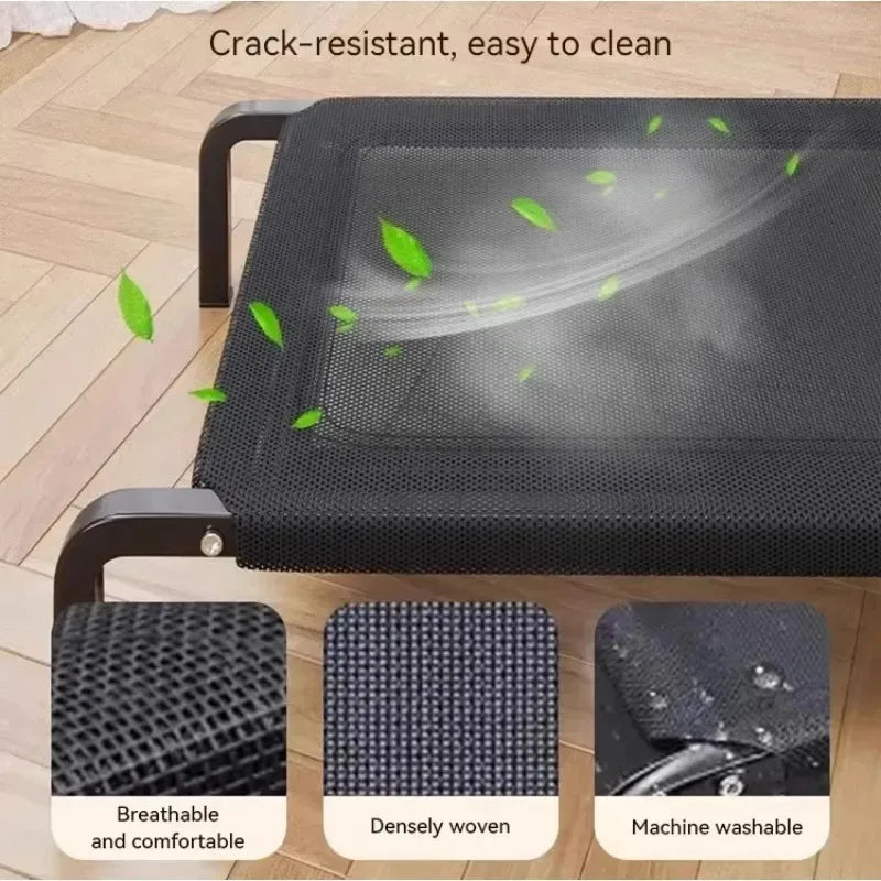 Pet Supplies Foldable Dog Bed All Season Large and Small Dogs Camp Bed Detachable Waable Military Sle Dog House for Summer Use