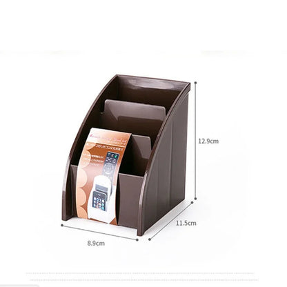 1PC Remote Control Storage Holder Desktop Case Box Organiser Mobile Phone Stand Home Decor