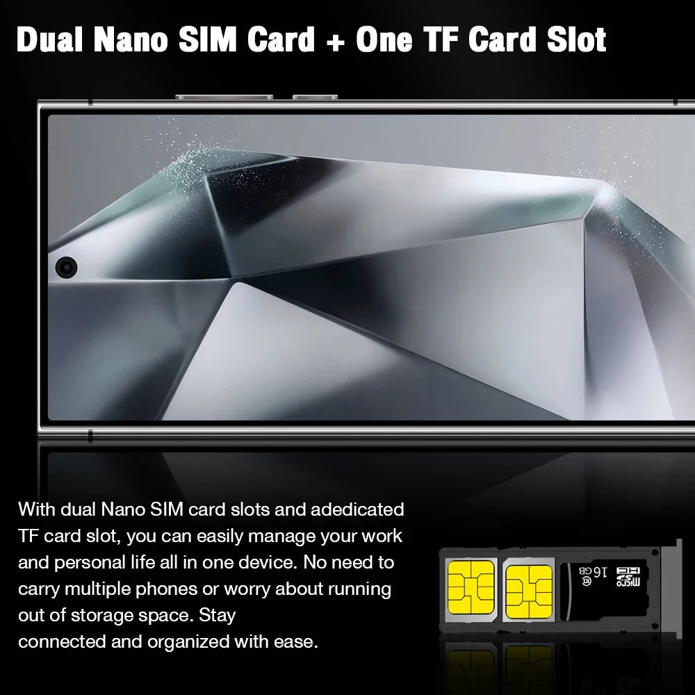 2026 New S26 Ultra Global Version original intelligent 5G dual card dual standby system 7.3-inch 8000mAh Battery Arrival