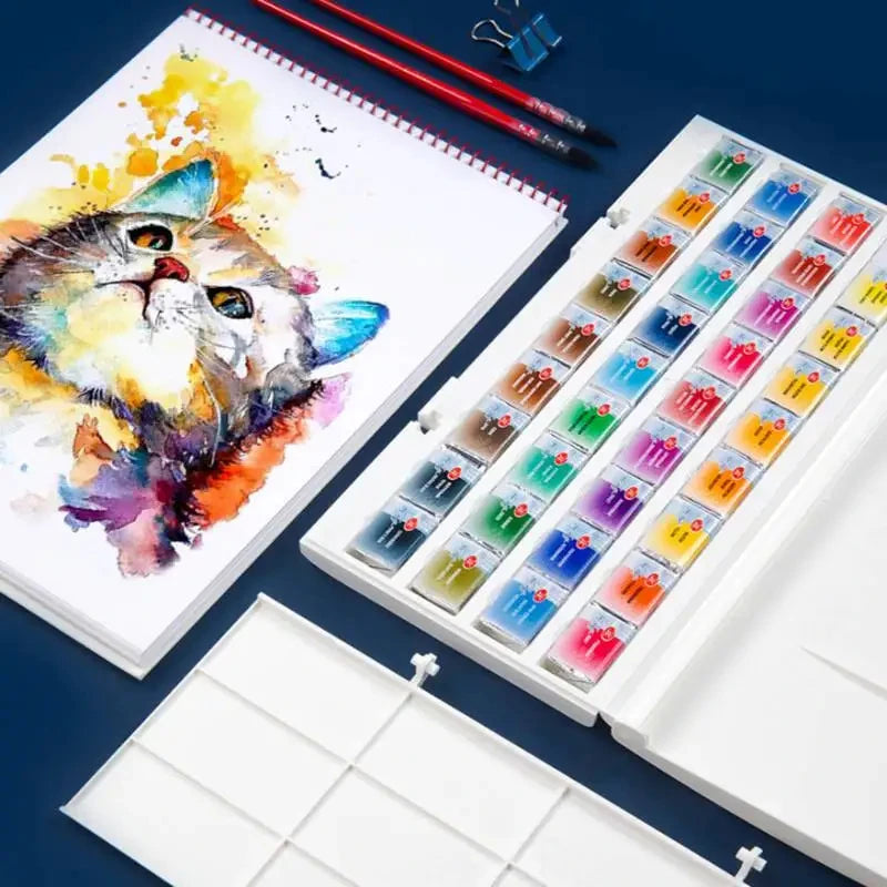 Russia White Nights Solid Watercolor Paints Conem Sonnet Student/Artist Grade Painting Water Color Pigments 12/16/24/36 Colors
