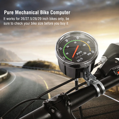 Computer Mechanical  Computer Bike Speedometer Odometer Cycling Stopwatch Cyclocomputer  Speedometer