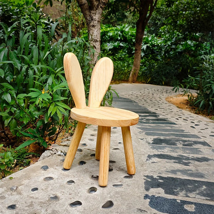 Modern Oval Step Stool with Backrest, Multi-Functional Reclaimed Wood Footrest & Accent Bench for Living Room, Entryway