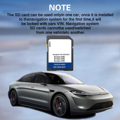 Suitable for Volkswagen Golf 5G Sedan from 2013 to 2017 Car Navigation Discover Pro Media SD GPS Card Update EU UK Map