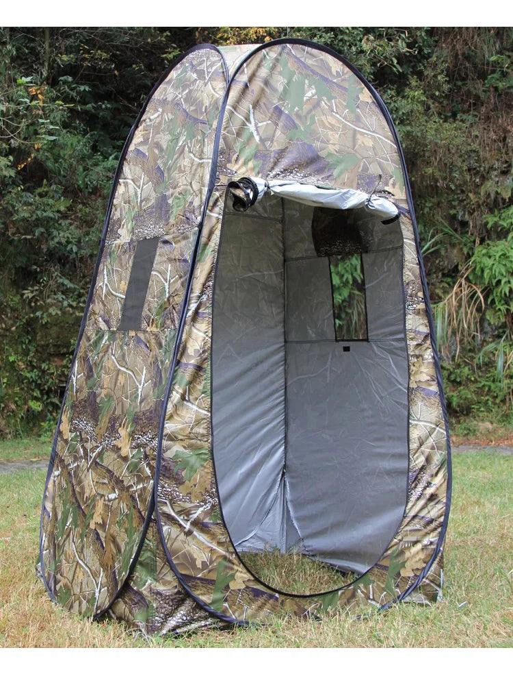 En vente : Toilettes escamotables automatiques, douche mobile, cabine d'essayage camouflage, tente de camping/photographie/observation des oiseaux/chasse en plein air.