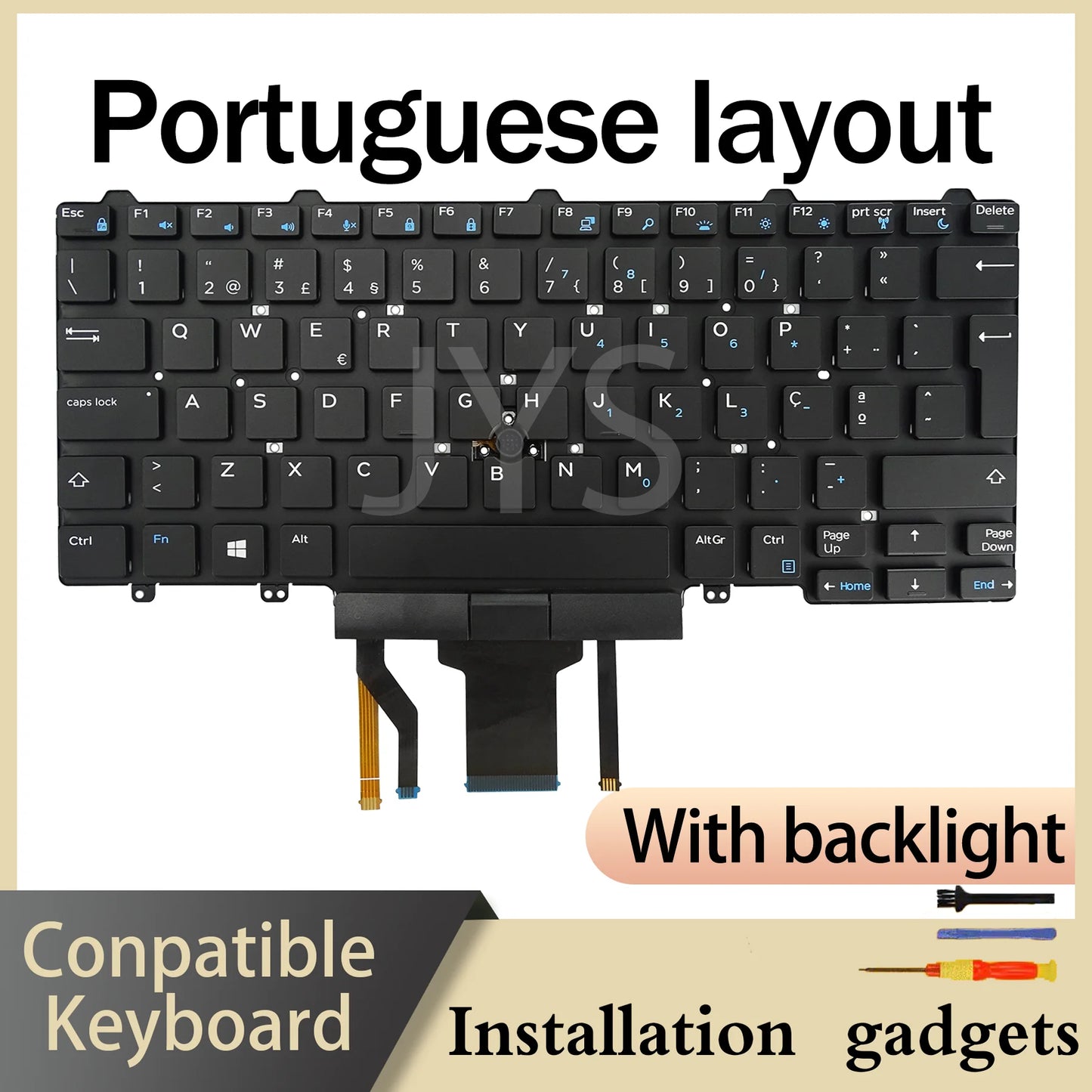 for DELL Latitude E5450 E5470 E5480 E7450 E7470 5480 5490 5488 7480 7490 5491 5495 Backlight Keyboard US DE ES FR LA PT UK