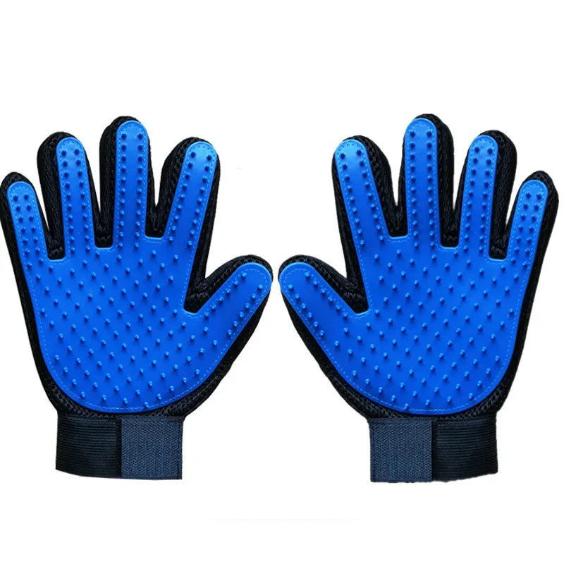 Popular Pet Grooming Glove Cats/Dogs Brush Pet Grooming Brush Bath Cleaning Glove Pet Hair Removal Deshedding Brush Glove