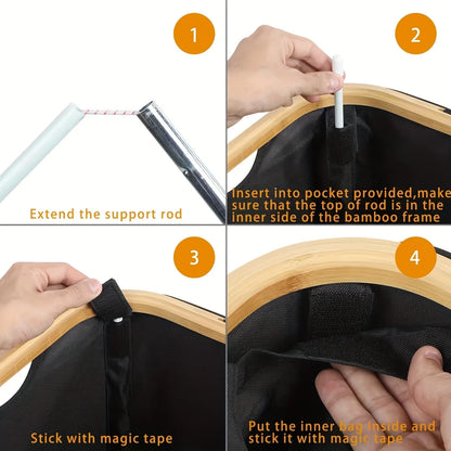 Empty Bottle Storage Basket Wastewater Bottle Collection Bag Folding Storage Bag for Bottle Organizer Recyclable Bottle Tote Bag