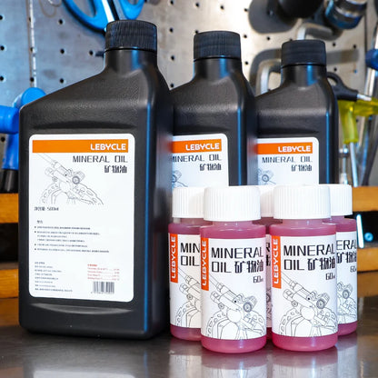 LEBYCLE Bicycle Brake Mineral Oil 60ML DOT Hydraulic Brake Oil 60ML For Shimanod MGUARA Tektro Bike Hydraulic Brake Systems