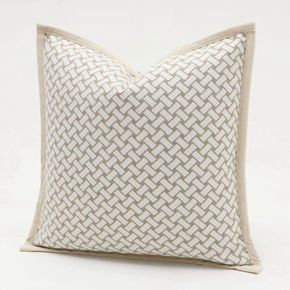 High End Luxury Geometric Jacquard Cushion Cover Modern Premium Pillow Covers Decorative 45x45/50x50cm Home Decor Designer
