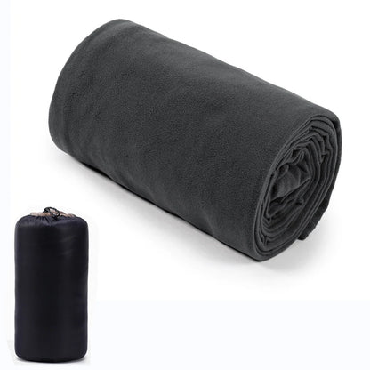 Outdoor camping warm sleeping bag 180x80cm adult fleece sleeping bag with inner packaging bag ultra lightweight and portable
