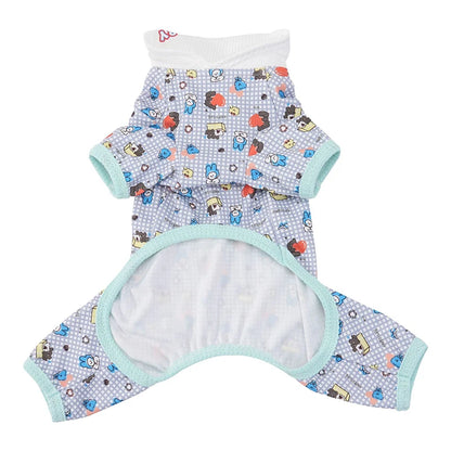 Pet Clothing Cartoon Animals Hearts Small Dogs Four Legged Clothes 2026 Spring Summer Thin Dog Home Clothes