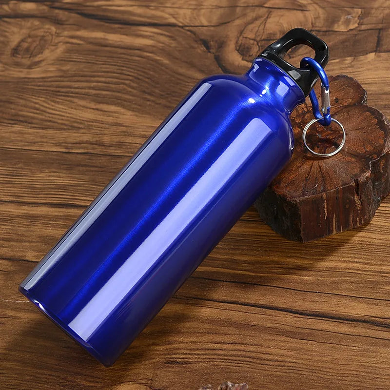 (12pcs) Camping Alloy Water Bottle 500ml Lightweight Single Wall Soft Camping Cycling Water Bottle