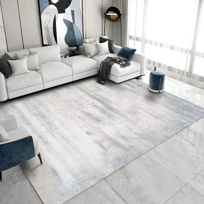 Modern Simple Living Room Decoration Carpet Large Area Soft Lounge Rug Gray Nordic Rugs for Bedroom Washable Anti-slip Floor Mat