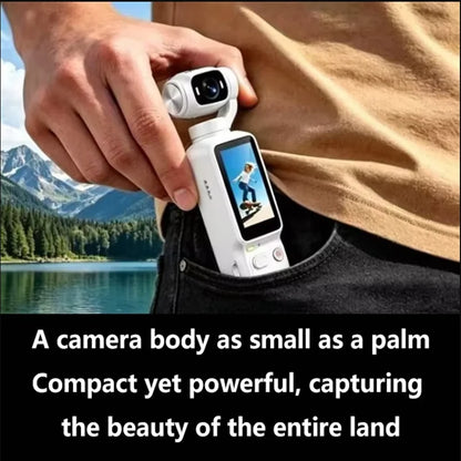 Lenovo HD 4K Action Camera 180° Rotatable For Vlog YouTube Tiktok Girls Record Life Video Recording Entry Portable Action Cam