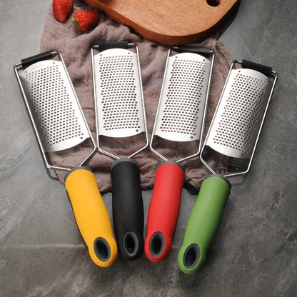 Stainless Steel Cheese Grater Lemon Zester Citrus Ginger Garlic Peeler Slicer Chocolate Grater Kitchen Fruit Vegetable Chopper