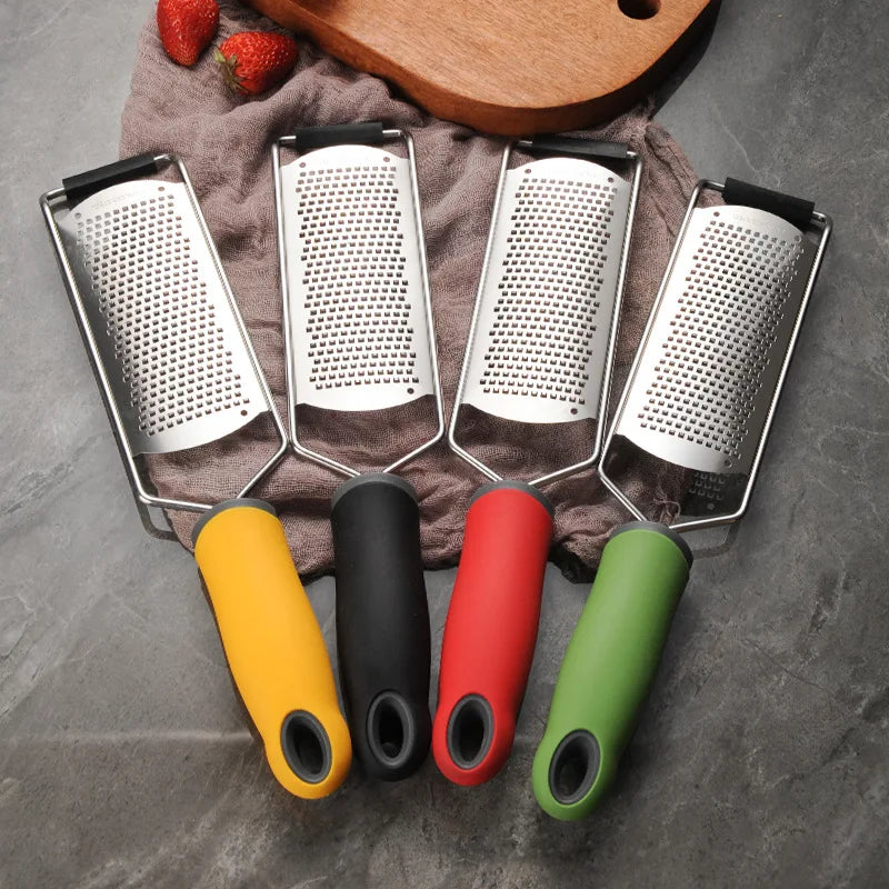 Stainless Steel Cheese Grater Lemon Zester Citrus Ginger Garlic Peeler Slicer Chocolate Grater Kitchen Fruit Vegetable Chopper